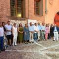 Cata de Emina Verdejo fermentado en Barrica y Emina Espumoso Brut Gran Añada en el Patio de Armas del Castillo de La Mota
