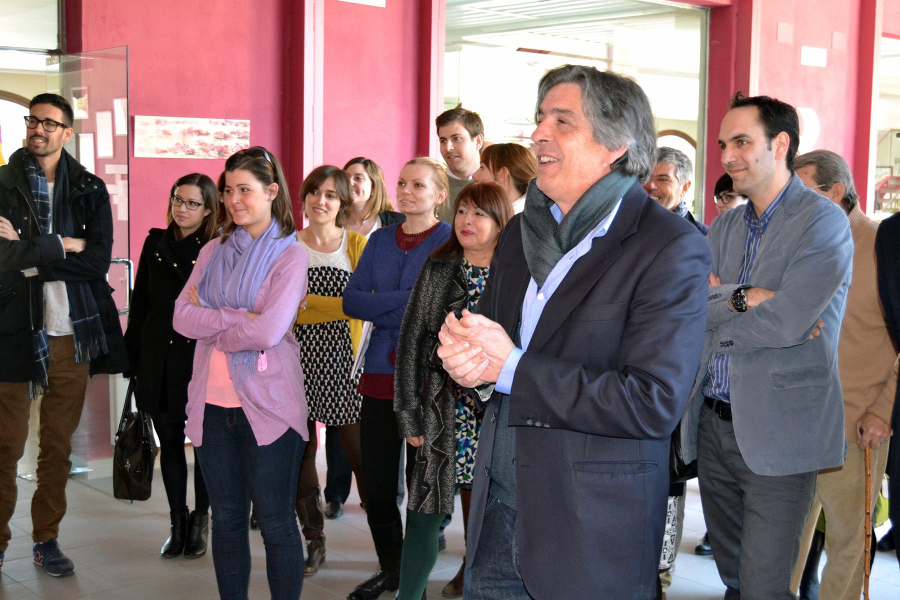 inauguracion exposicion Carlos Montesinos